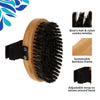 Only Natural Pet Bristle Brush features eco-friendly bamboo material