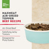 Only Natural Pet Beef MaxMeat Topper in a Bowl