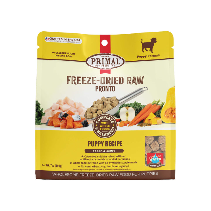 Primal Pet Foods Pronto Freeze-Dried Raw Puppy Food 7 oz Bag